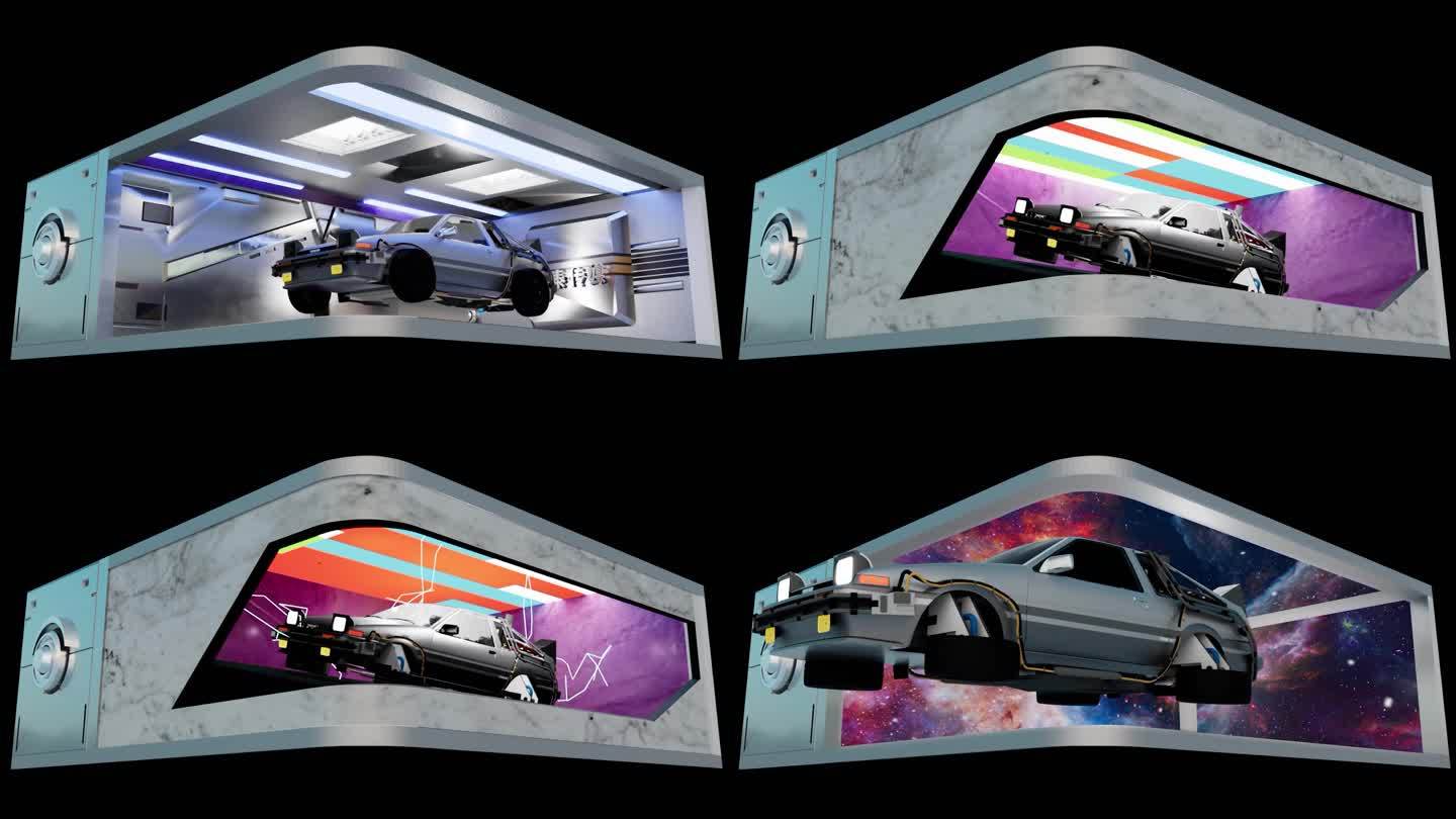 汽车产品展示发布会裸眼3D视频