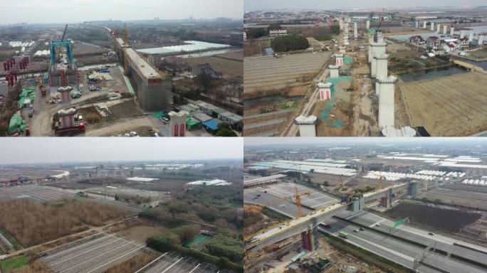 沪通铁路2期施工现场 沪通铁路上海东站