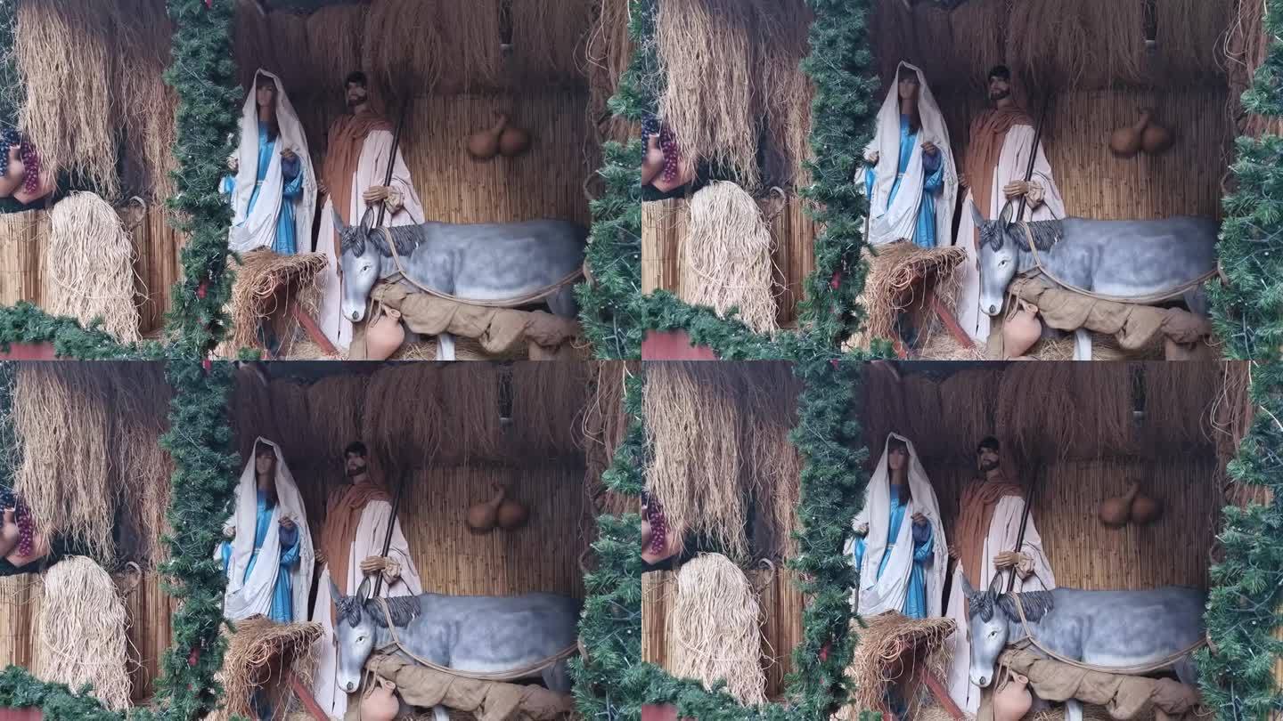 耶稣和玛利亚在圣诞节