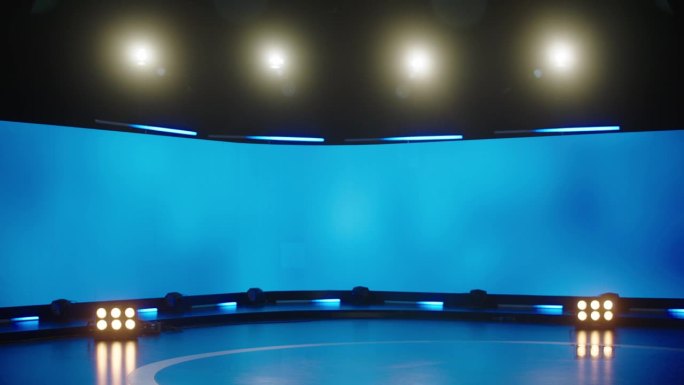[Z05] -专业照明设备和led屏幕-电视演播室，布景，舞台，竞技场-小车拍摄和平移