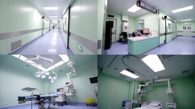 医院手术室各种4k素材