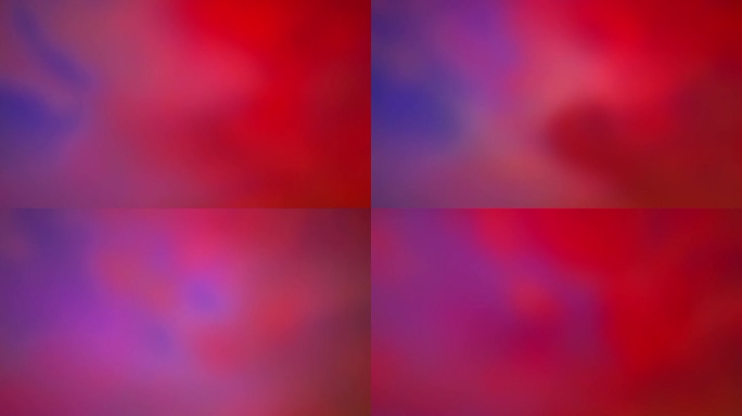 红橙紫色发光液体流动抽象背景