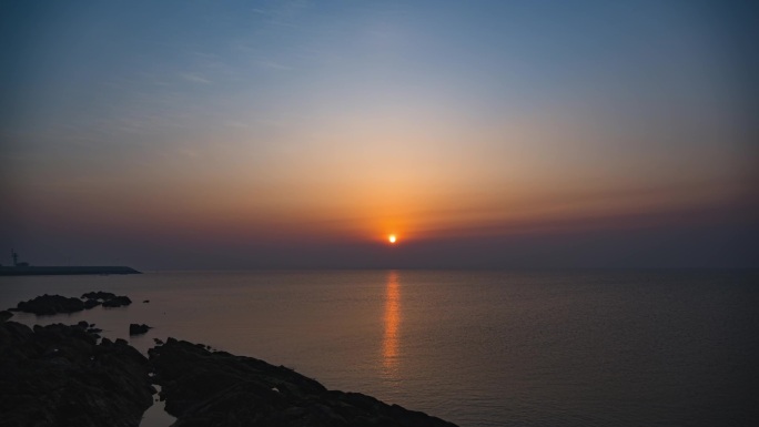 海上日出 海边日出