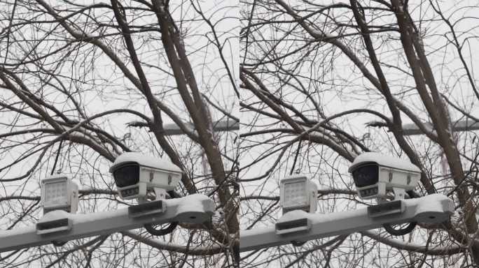 城市雪景、交通