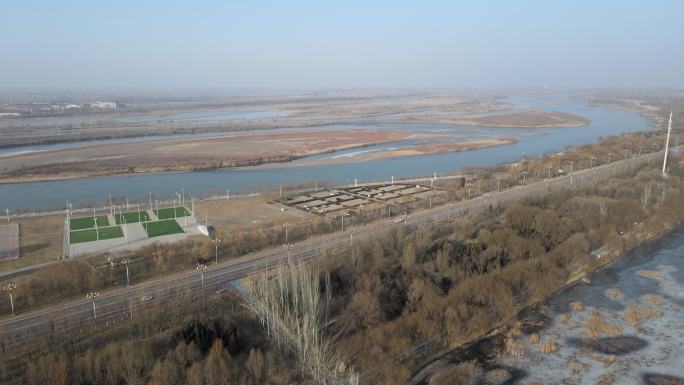 冬季黄河公园