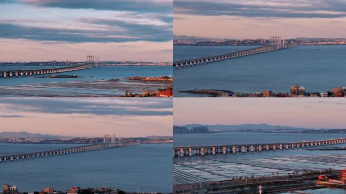 适合做片头片尾的泉州湾跨海大桥大景