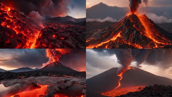 末日 火山爆发 火山喷发