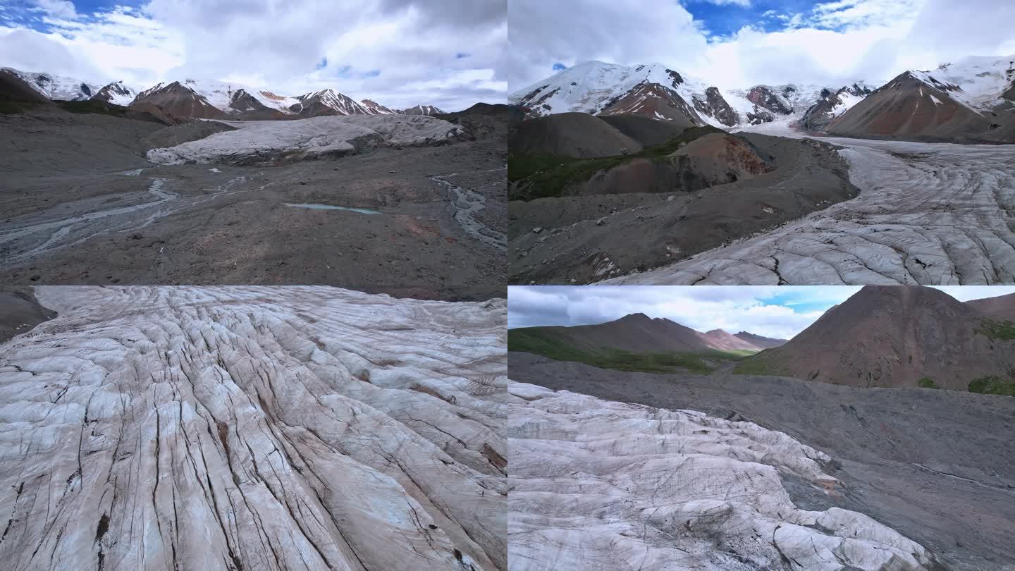 藏区神山阿尼玛卿山现代冰川
