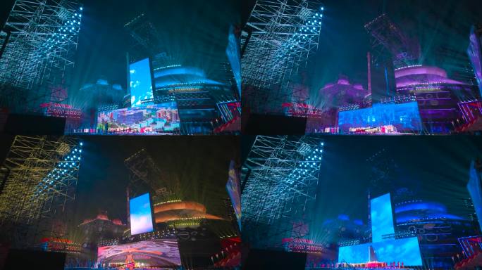 北京首钢园2024新年跨年倒计时电子大屏
