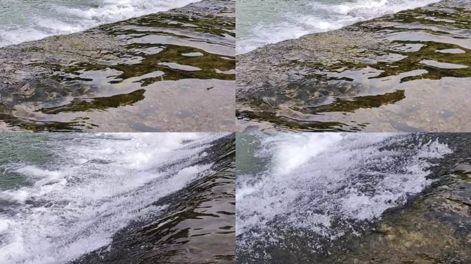 河流水闸水坝水利农田水系灌溉溪水涓涓流水