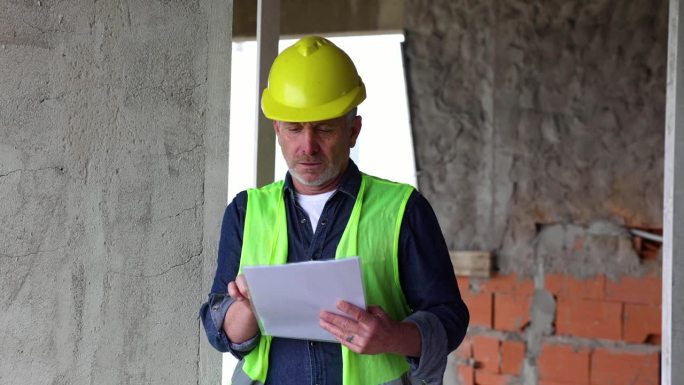 白人房地产开发商在建筑工地检查名单