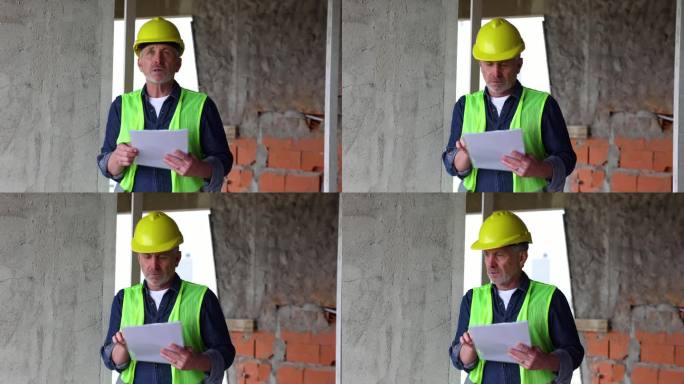 白人房地产开发商在建筑工地检查名单