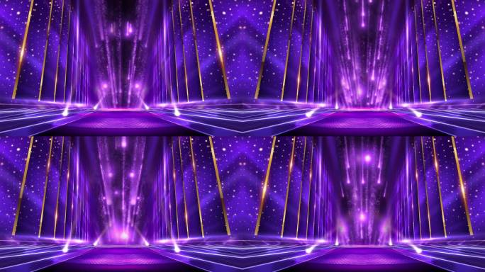紫色绚丽舞台光效背景