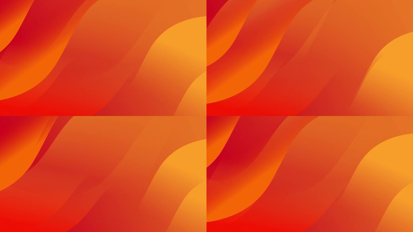 橙红暖色曲线波浪渐变背景