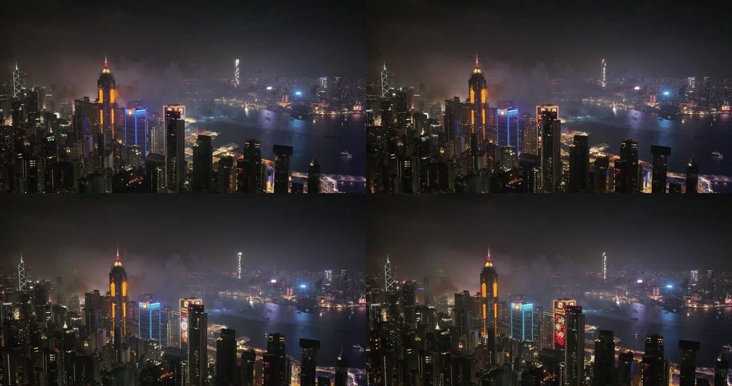 2024香港跨年航拍5.1k视频