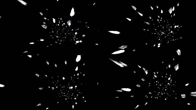 《将夜》冰锥攻击视频素材透明通道