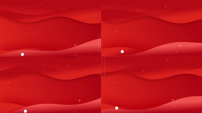 红色渐变曲线波浪缓动背景