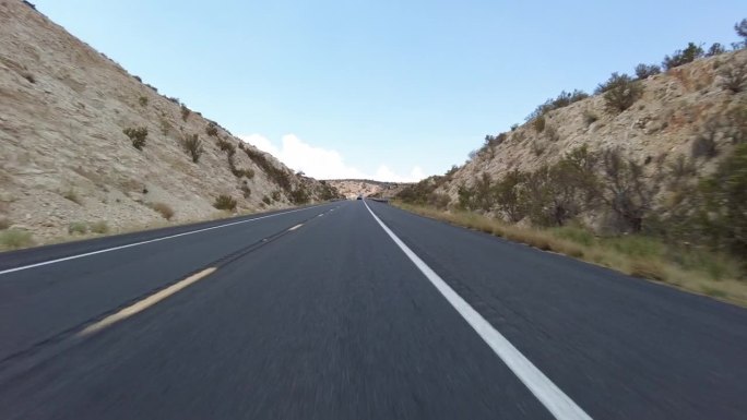 驾驶板块大峡谷东缘沙漠视图博士西行多景组09前视图小科罗拉多河峡谷亚利桑那州