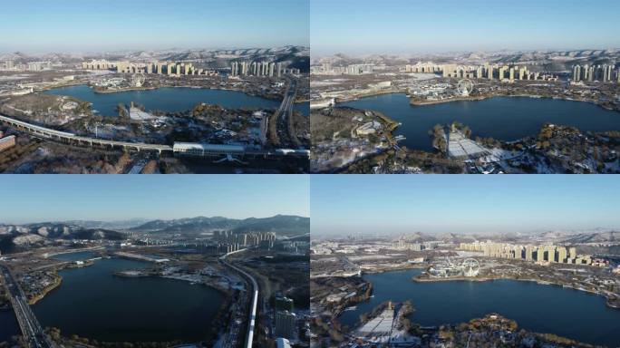 济南国际园博园雪景