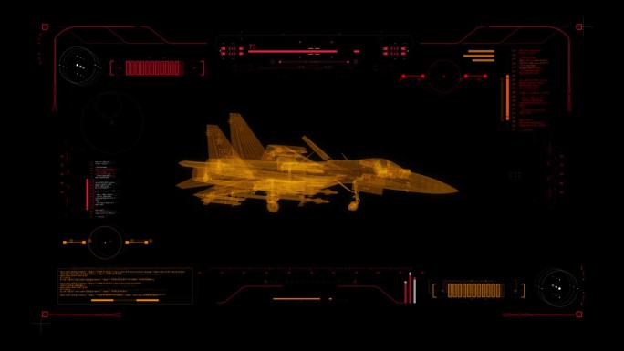 数字HUD空中优势战斗机SU 35侧卫E多角色战斗机蓝图扫描
