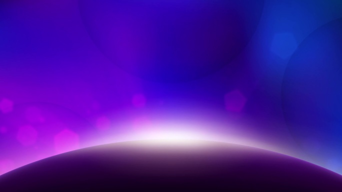 渐变蓝紫光效粒子科技感半圆球背景