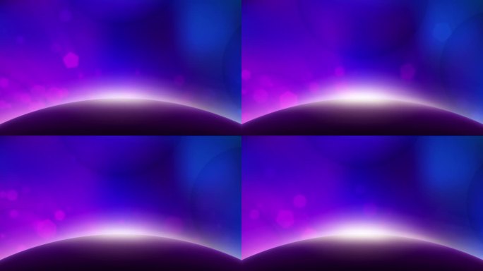 渐变蓝紫光效粒子科技感半圆球背景