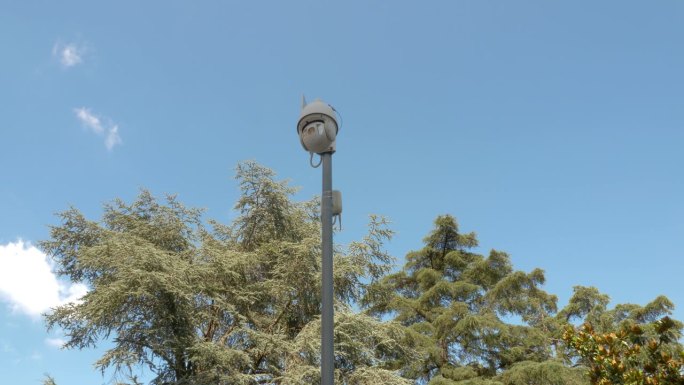 城市里的监控摄像头