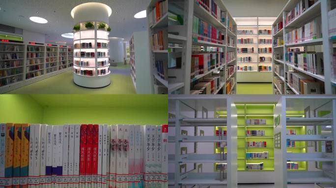 图书馆图书空镜看书公共设施3