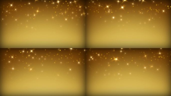 金色星星粒子背景