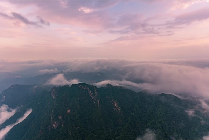 五岳寨主峰云海延时