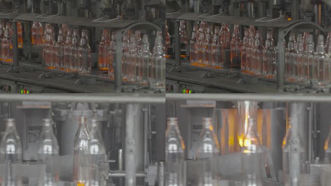 12玻璃瓶生产流水线  玻璃浇铸 脱模