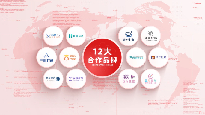 （12logo）企业合作伙伴logo展示