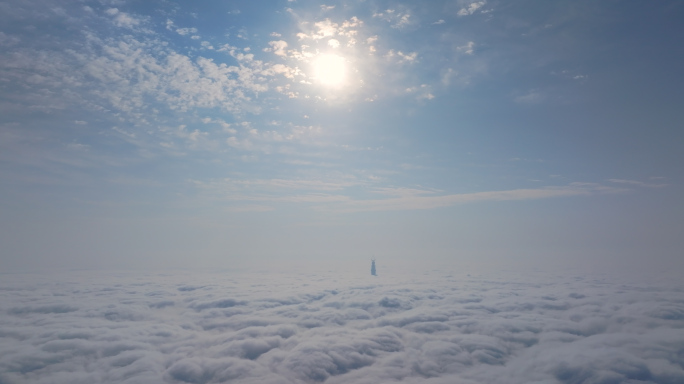 云端之上的绿地468航拍
