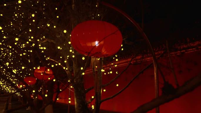 新年气氛红灯笼