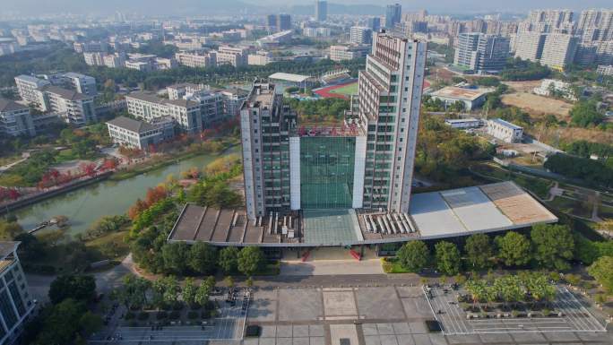 航拍福建江夏学院