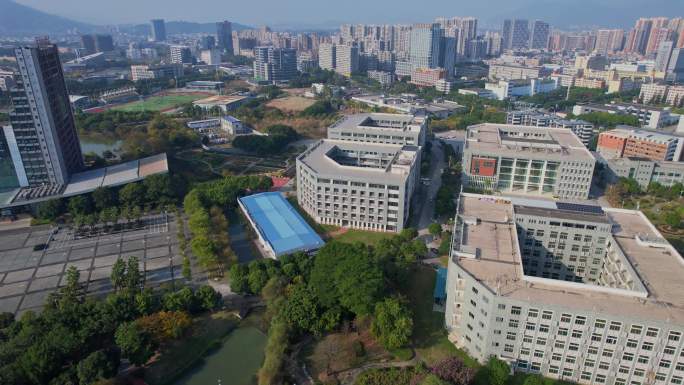 航拍福建江夏学院