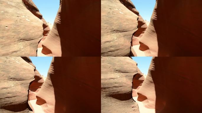 美国羚羊峡谷令人惊叹的岩层