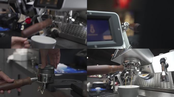 【原创】 手持拍摄咖啡厅咖啡机做咖啡