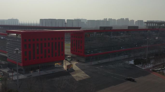 4K原素材-航拍郑州国际赛车场