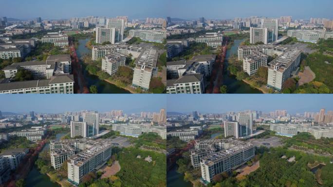 航拍福建江夏学院