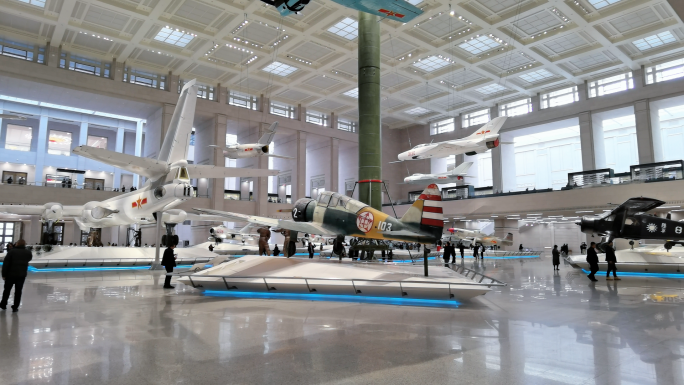 飞机展厅 军事博物馆