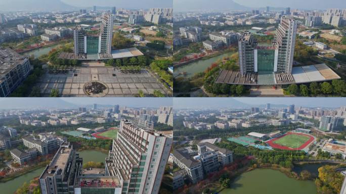 航拍福建江夏学院