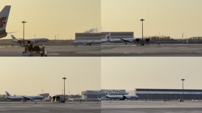 波音787降落过程