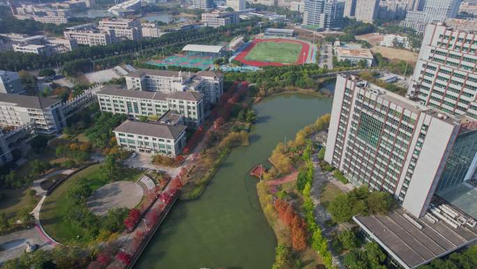 航拍福建江夏学院