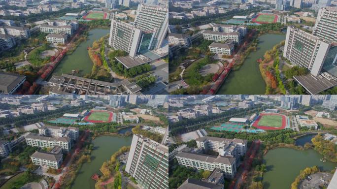 航拍福建江夏学院