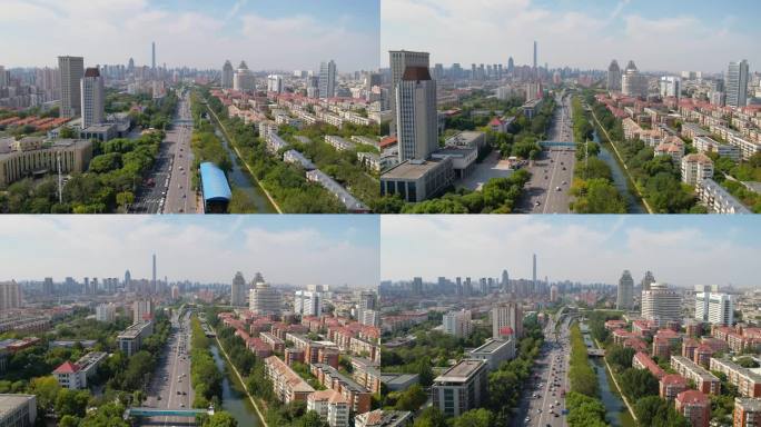 经济活力城市道路绿化宜居天津中环线复康路