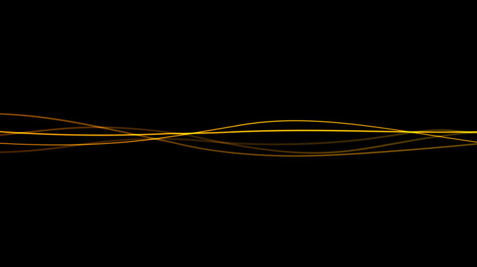 唯美金色粒子线条运动5-循环+alpha