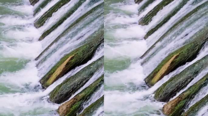 卡皮卡亚峡谷大坝，水力能源的一个动态例子。大坝中流动的水说明了水能的潜力。水力能源在卡皮卡亚工作，象