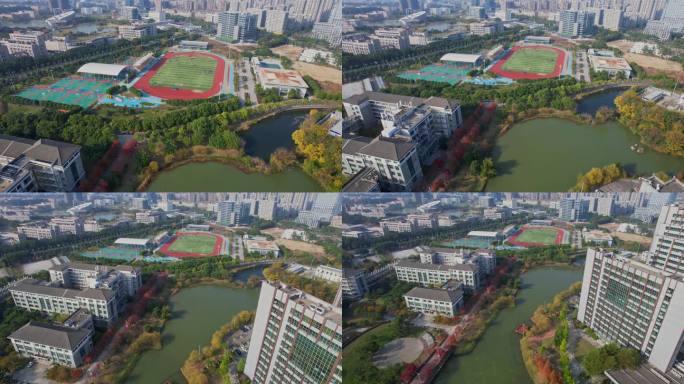 航拍福建江夏学院