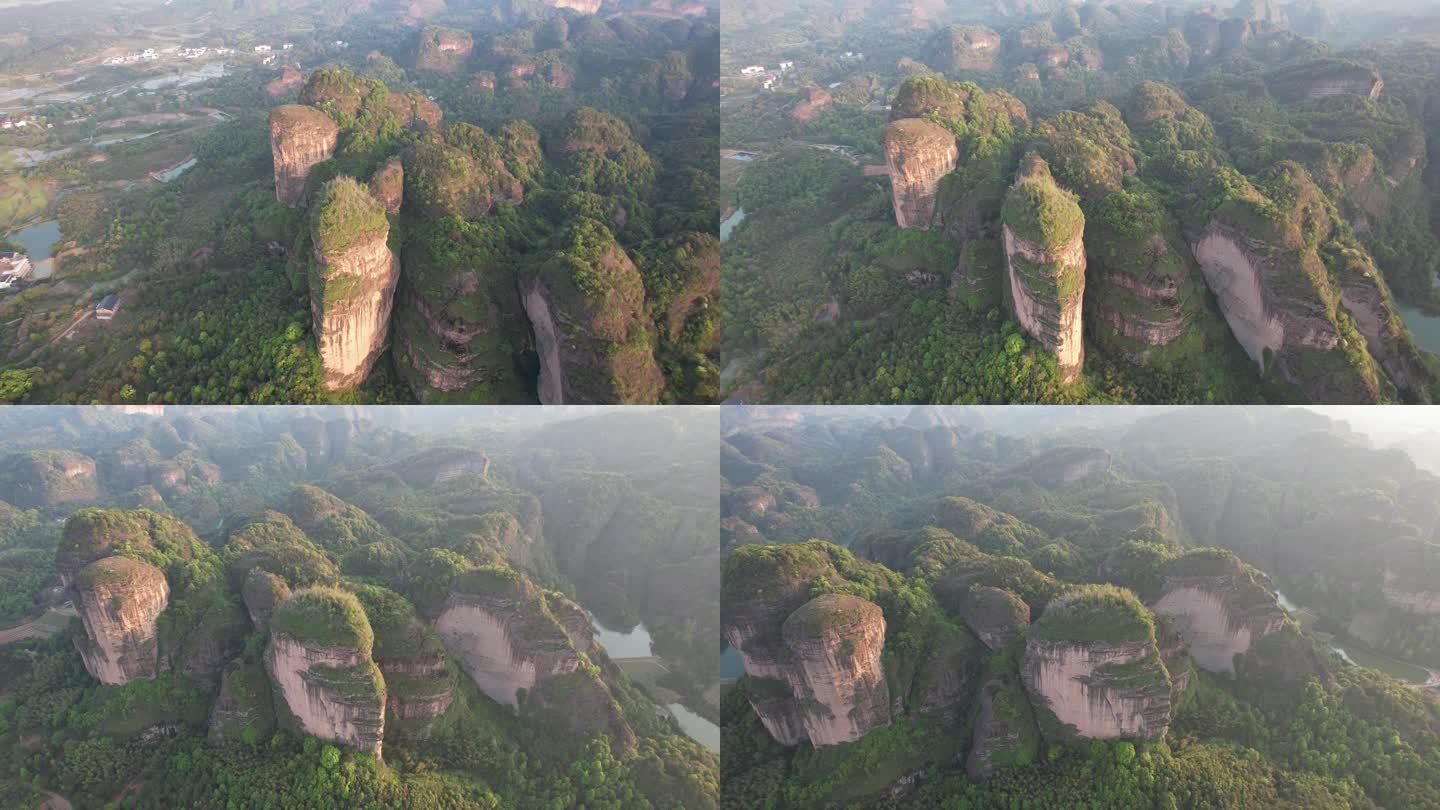 龙虎山航拍素材